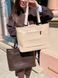 Велика жіноча сумка-шопер Next Level Bags: "Maya Nude Tote" 01-0925 фото 11