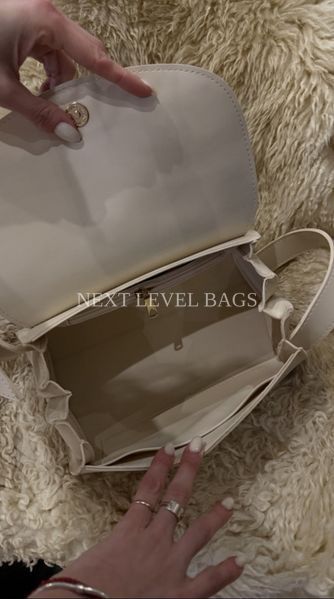 Жіноча сумка-багет Next Level Bags: "Luna Black Leather" 02-2612 фото