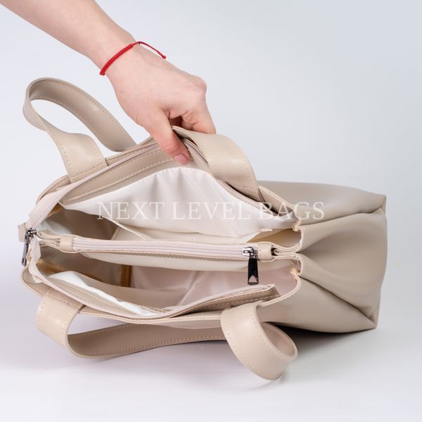 Велика жіноча сумка-шопер Next Level Bags: "Nude Serenity Tote" 01-0225 фото