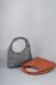 Жіноча сумка-багет NextLevelBags: "Braided Steel Stream" 01-5824 фото