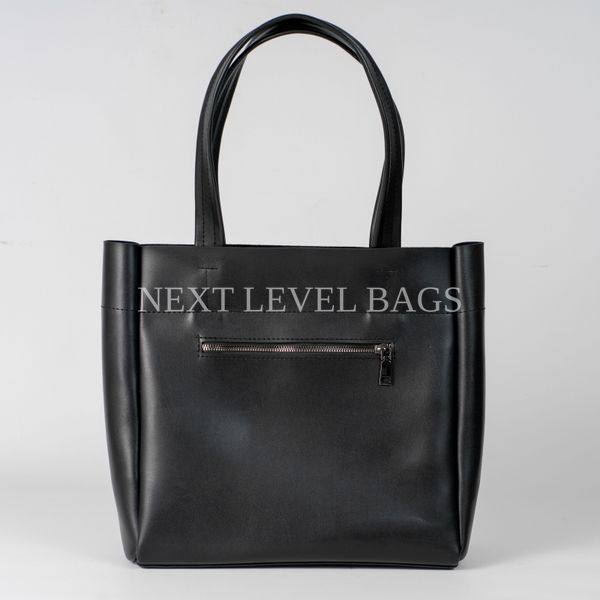 Жіноча сумка-шопер Next Level Bags: "Basic Black Tote" 01-6124 фото