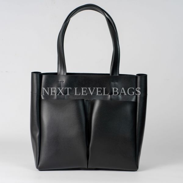 Жіноча сумка-шопер Next Level Bags: "Basic Black Tote" 01-6124 фото