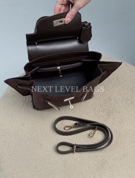 Жіноча класична сумка Next Level Bags: "Monroe Chocolate Mix" 02-061 фото