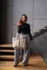 Жіноча сумка-шопер Next Level Bags: "Basic Beige Tote" 01-6124 фото