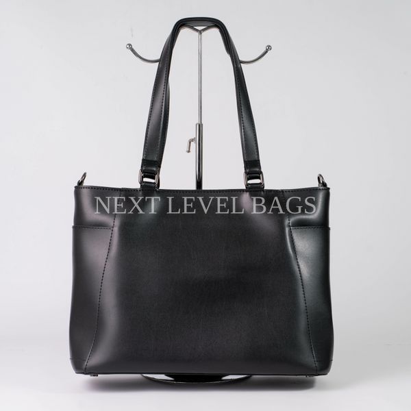 Велика жіноча сумка-шопер Next Level Bags: "Scarlett Black Tote" 01-0925 фото