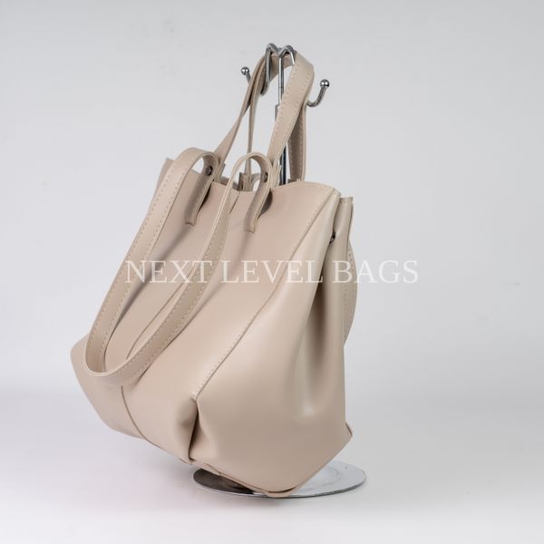 Жіноча сумка-шопер Next Level Bags: "Basic Beige Shopper" 01-6524 фото