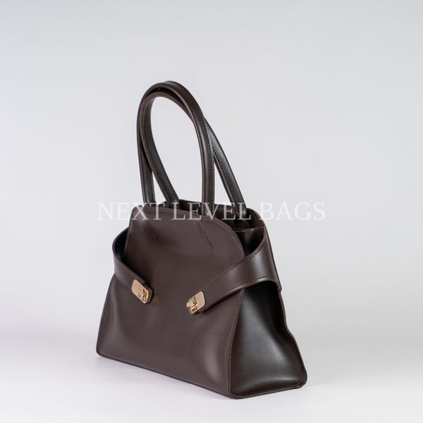 Жіноча класична сумка Next Level Bags: "Roxana Brown" 01-4725 фото