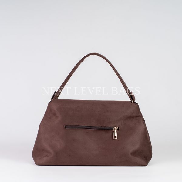 Жіноча класична сумка Next Level Bags: "CLAIRE Brown" 01-4625 фото